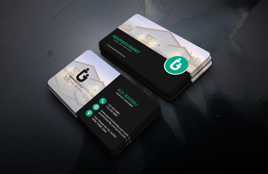 Free Editable Visiting Card Design for Photoshop