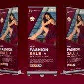 Free Fashion Roll Up Design Template