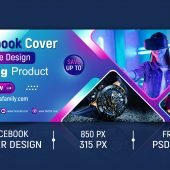 Product Sale Facebook Cover Design PSD