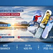 Professional Editable Website Banner Design