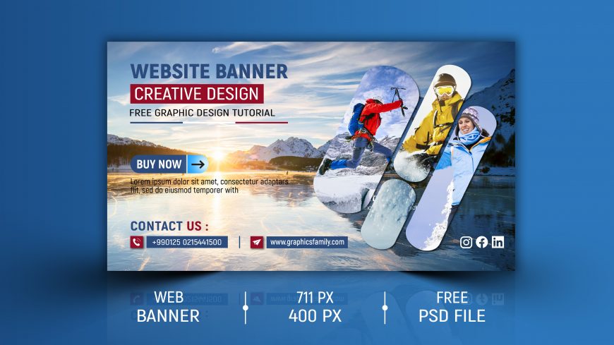 Professional Editable Website Banner Design