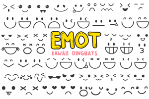 Emot Kawaii Font – GraphicsFamily