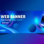 Colorful Web Banner Design Template