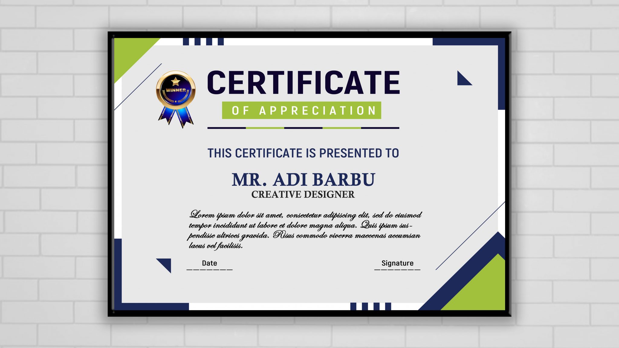 117+ Best Free Certificate PSD Templates To Download - GraphicsFamily