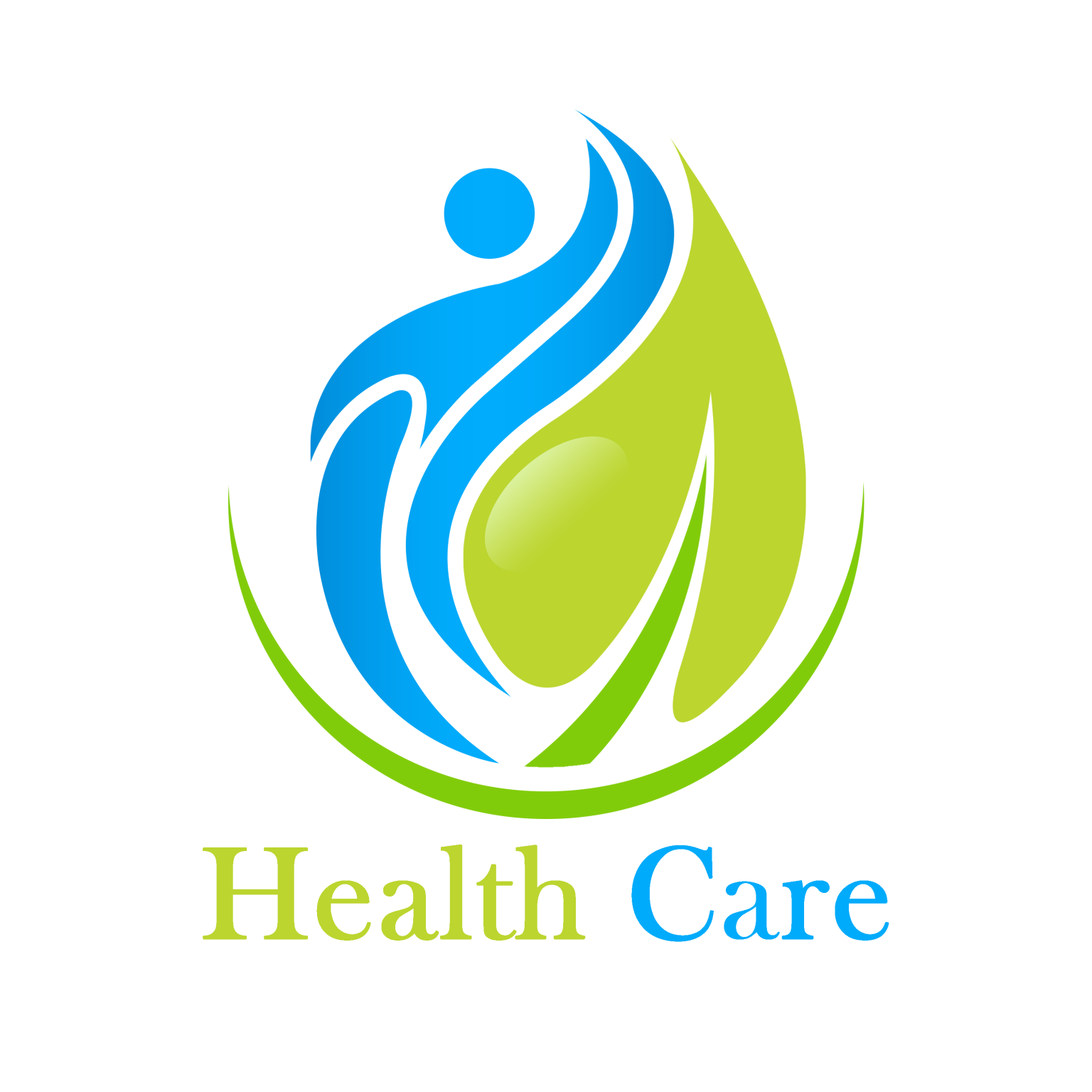 Editable Health Logo Design Template 1536x1536 