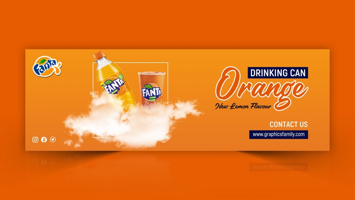 Editable Juice Advertising Banner