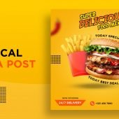 Food Offer Banner Design Template