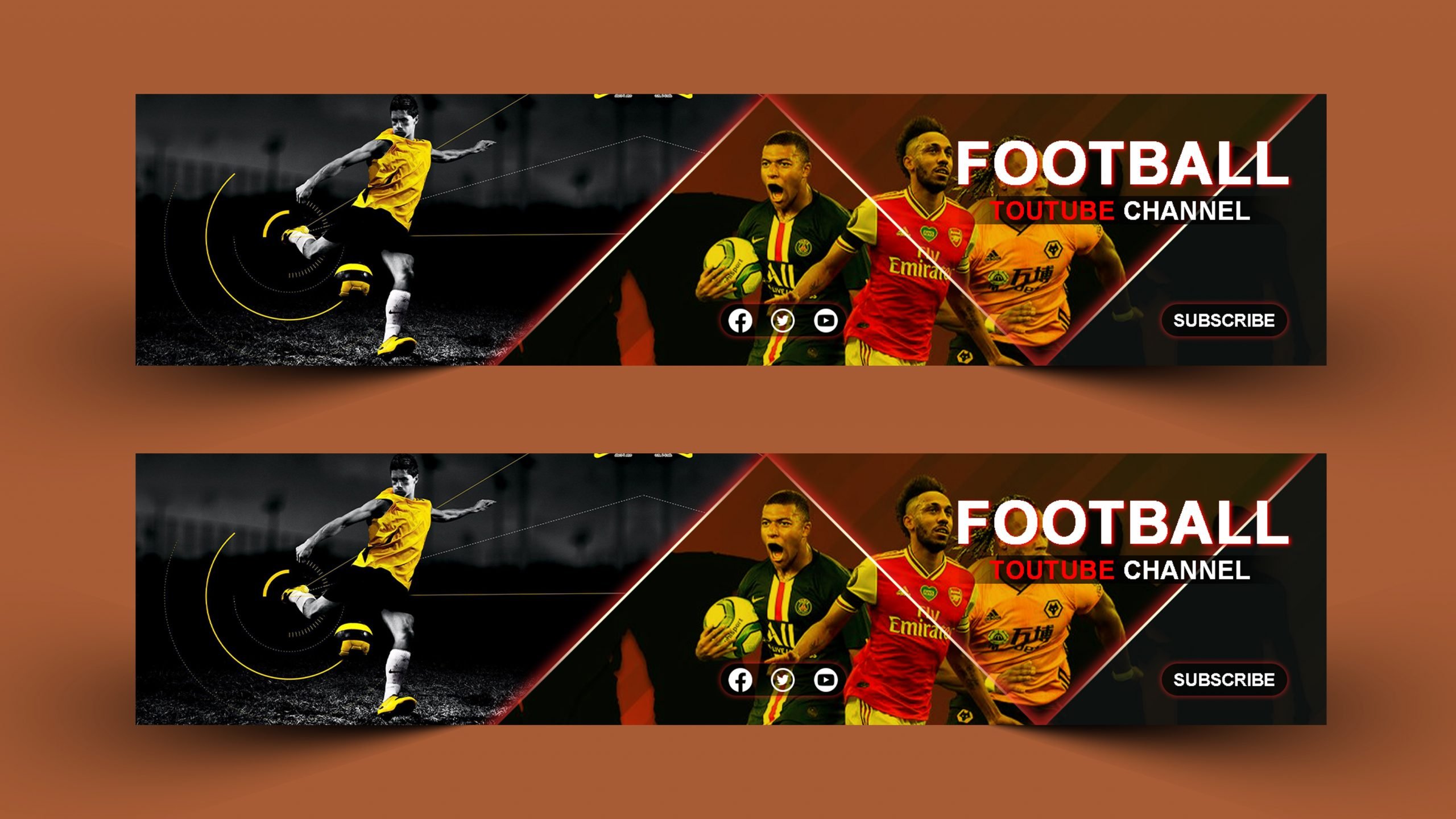 Football   Channel Cover Design – GraphicsFamily