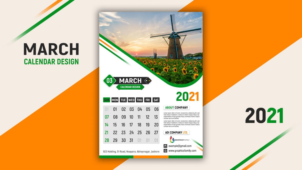 2024 Monthly Calendar Psd Free Download Full Hd - Rona Vonnie