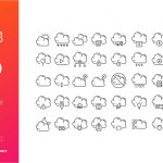 Free Cloud Icon Pack