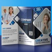 Free Company Promotion Trifold Brochure Design Template