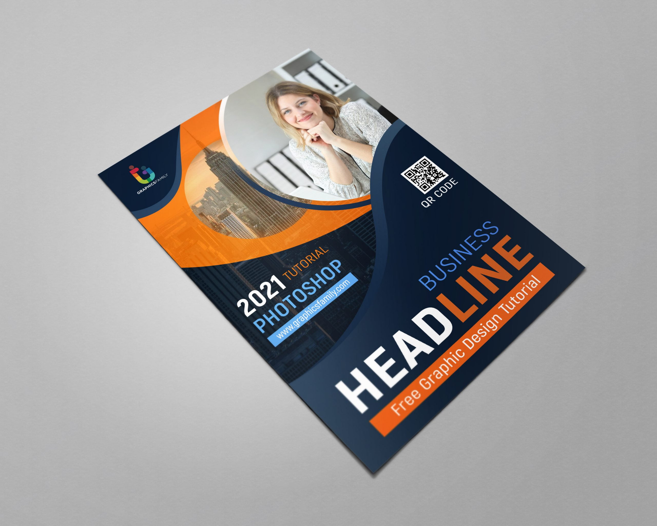 Free Simple A4 Flyer Design GraphicsFamily