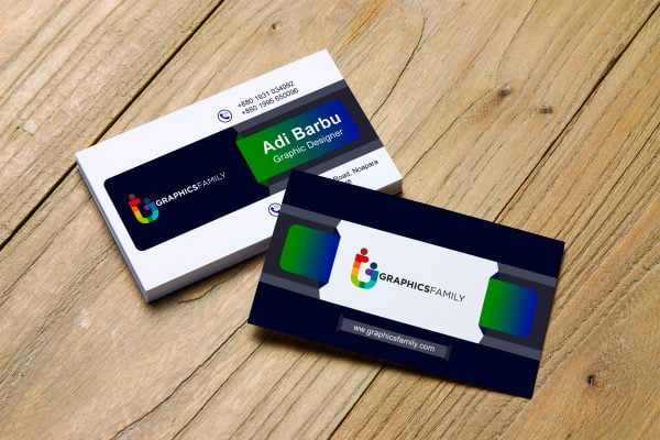 Traders visiting card design – GraphicsFamily