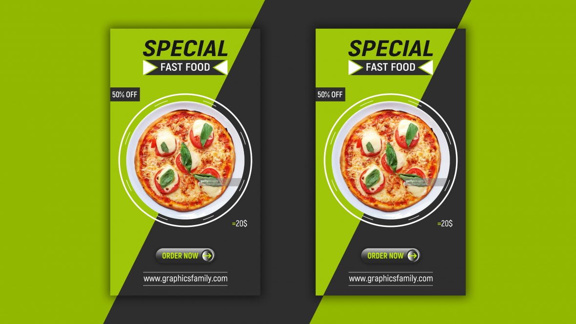 Free Editable Food Instagram Story Design
