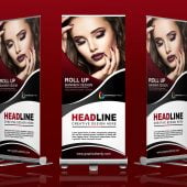 Free Fashion Show Roll-Up Banner Design