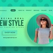 Free Fashion Website UI Design Template