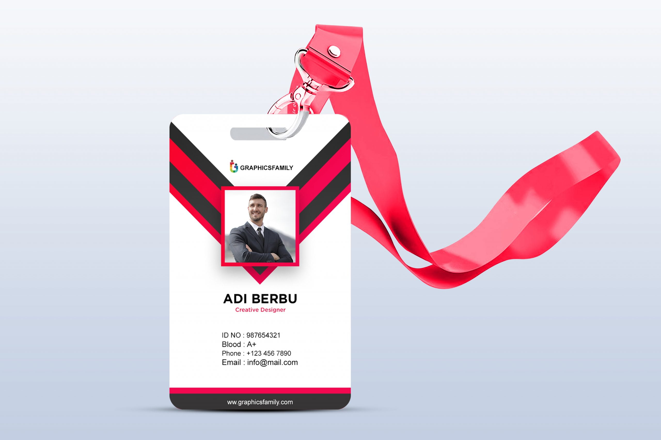 Free Id Card PSD Template – GraphicsFamily