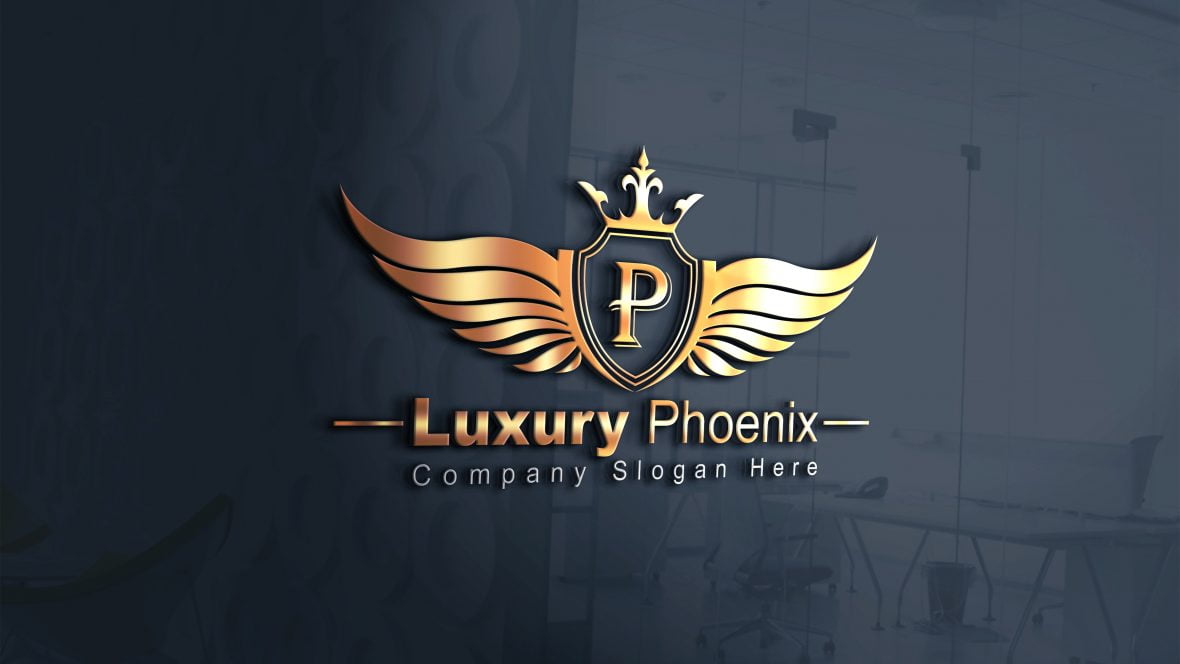 Free Luxury Phoenix Logo Template Design