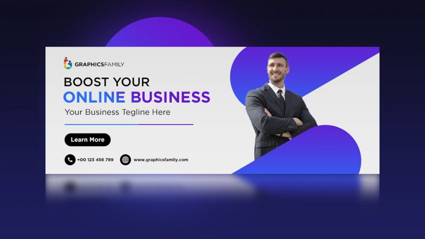 Free Professional Business Facebook Cover Template