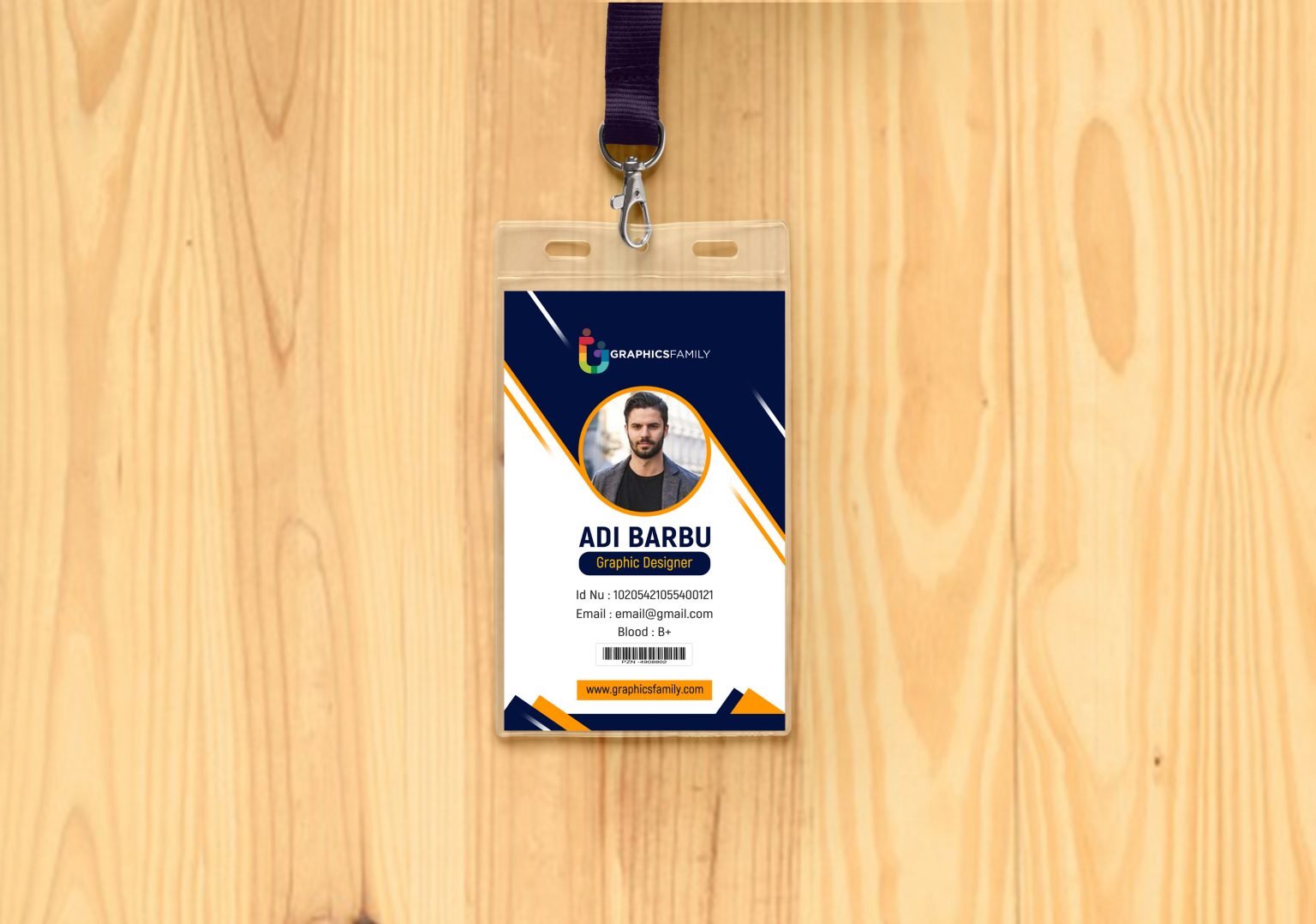 Professional Employee Photo ID Card – GraphicsFamily