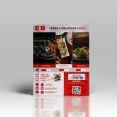 Free Editable Restaurant PSD Flyer Design Template