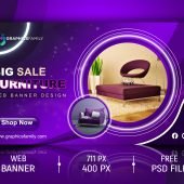 Furniture Promotional Banner Template Design