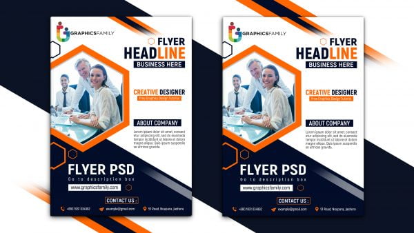 Modern Company Flyer Template – GraphicsFamily