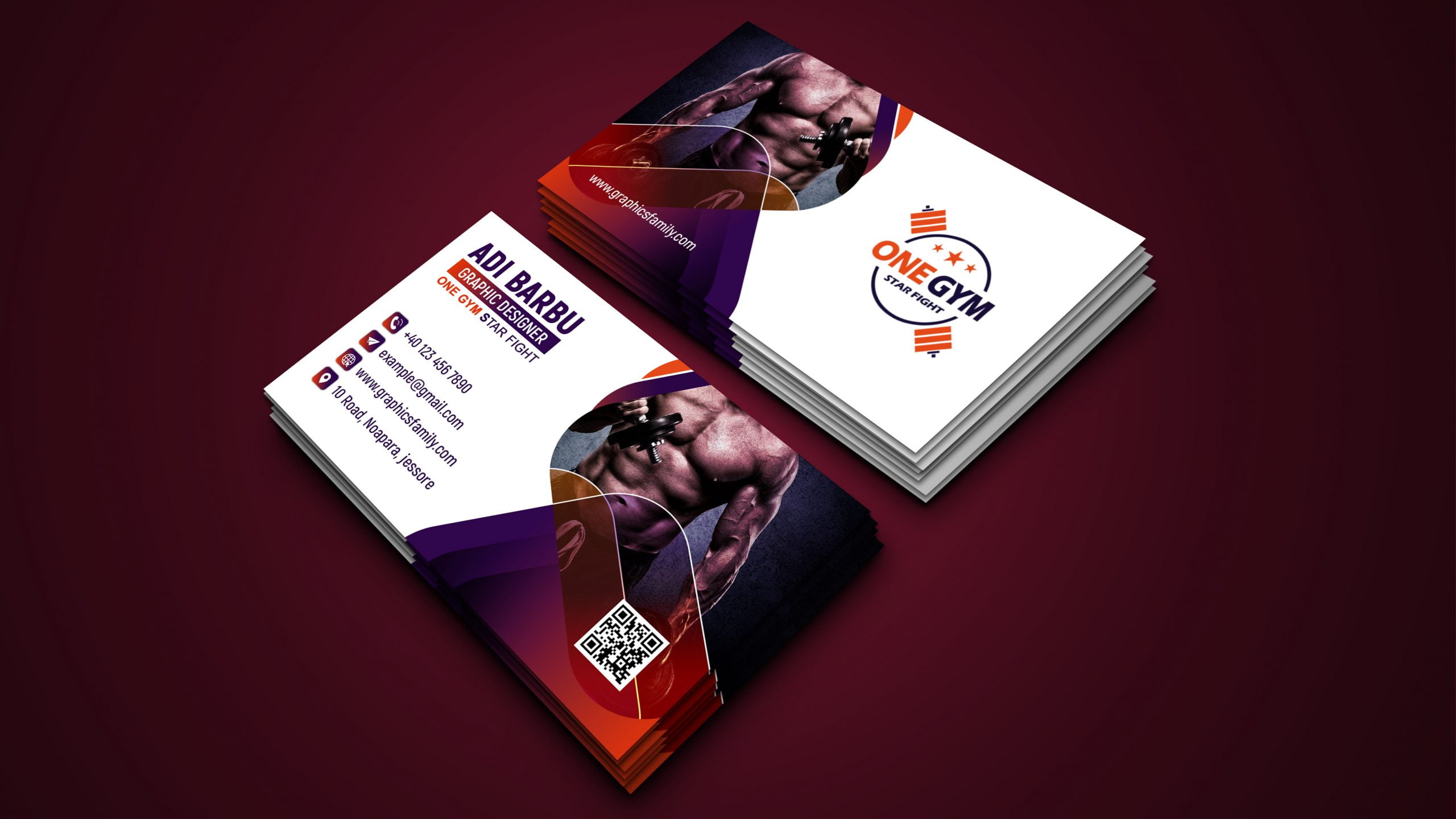 unique personal trainer business cards