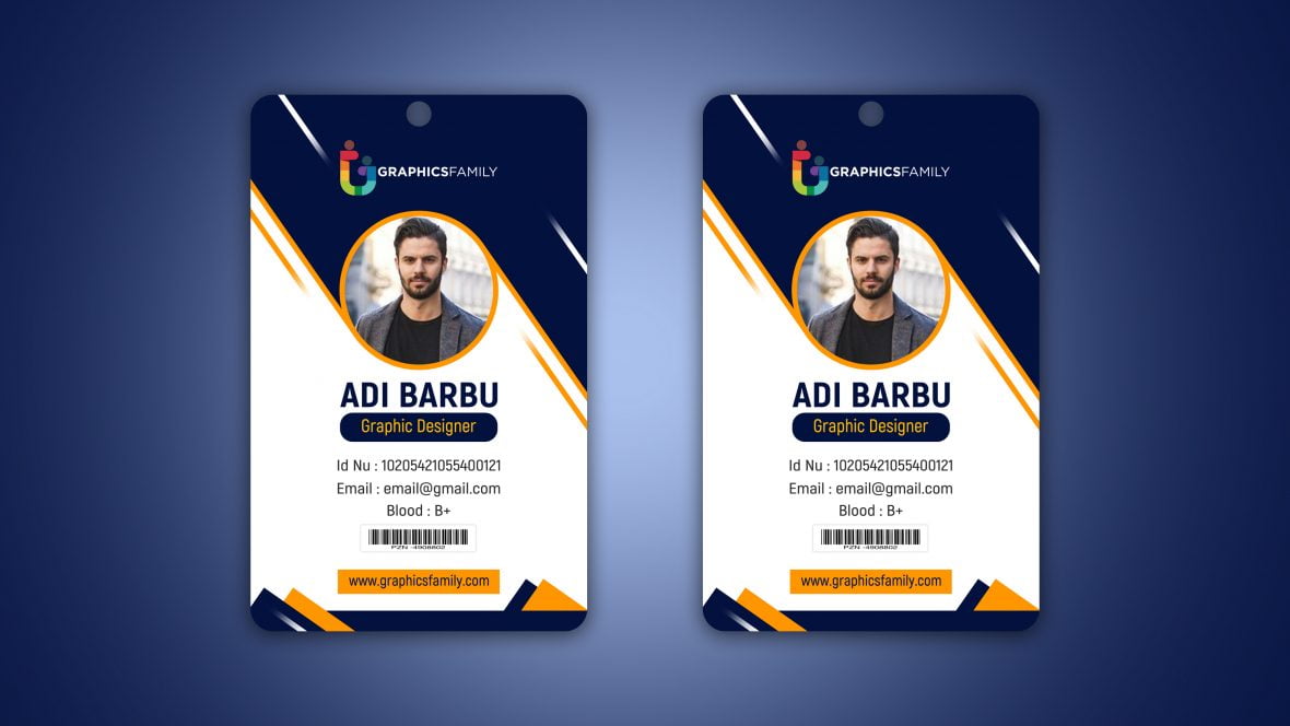 Professional Employee Photo ID Card – GraphicsFamily