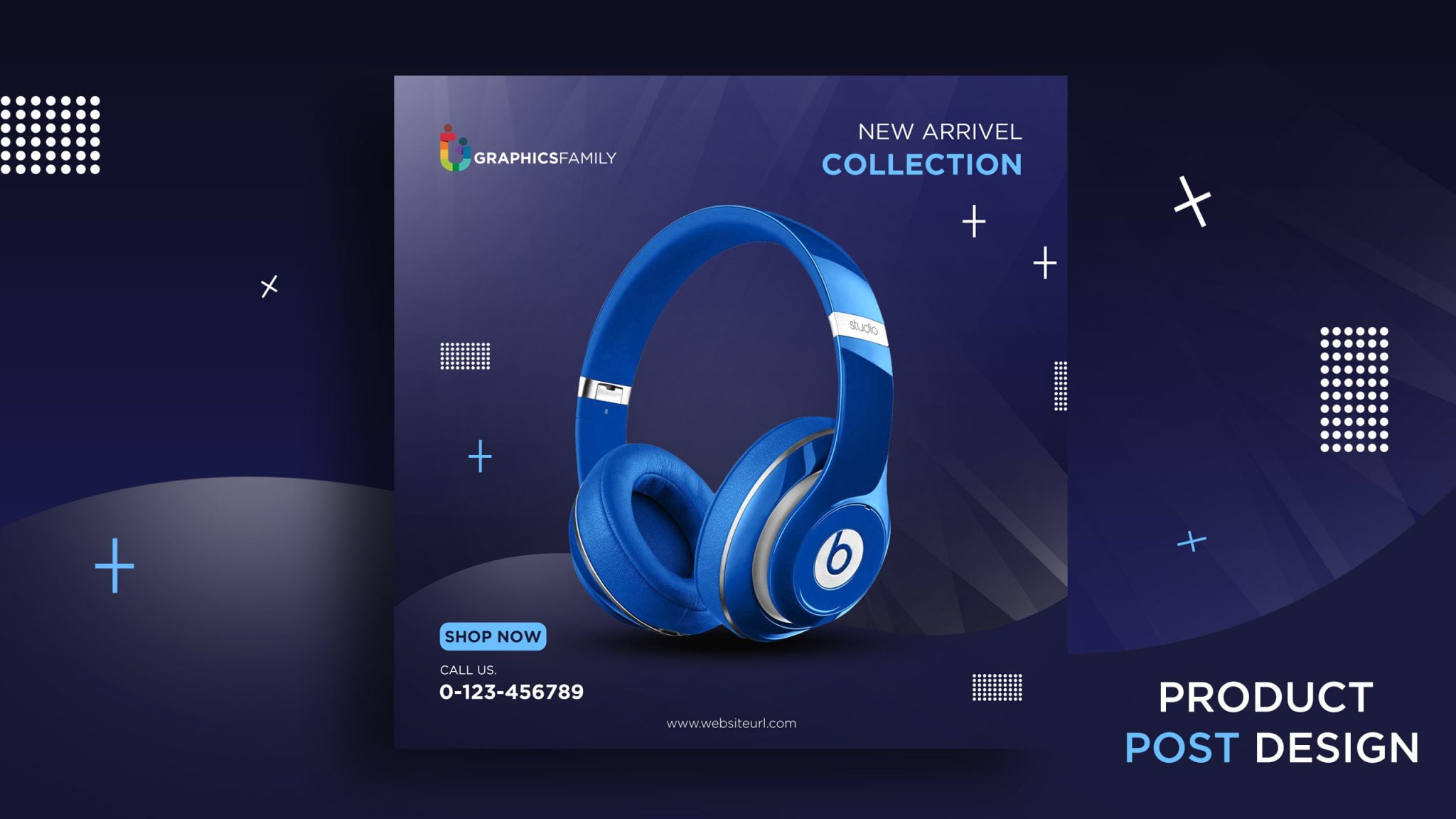 Sale Social Media Post Banner Design Template – GraphicsFamily