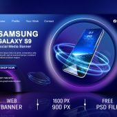 Samsung Galaxy Social Media Banner Design