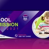 School and Education Facebook Cover Template