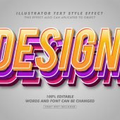 3D Three Layer Text Effect