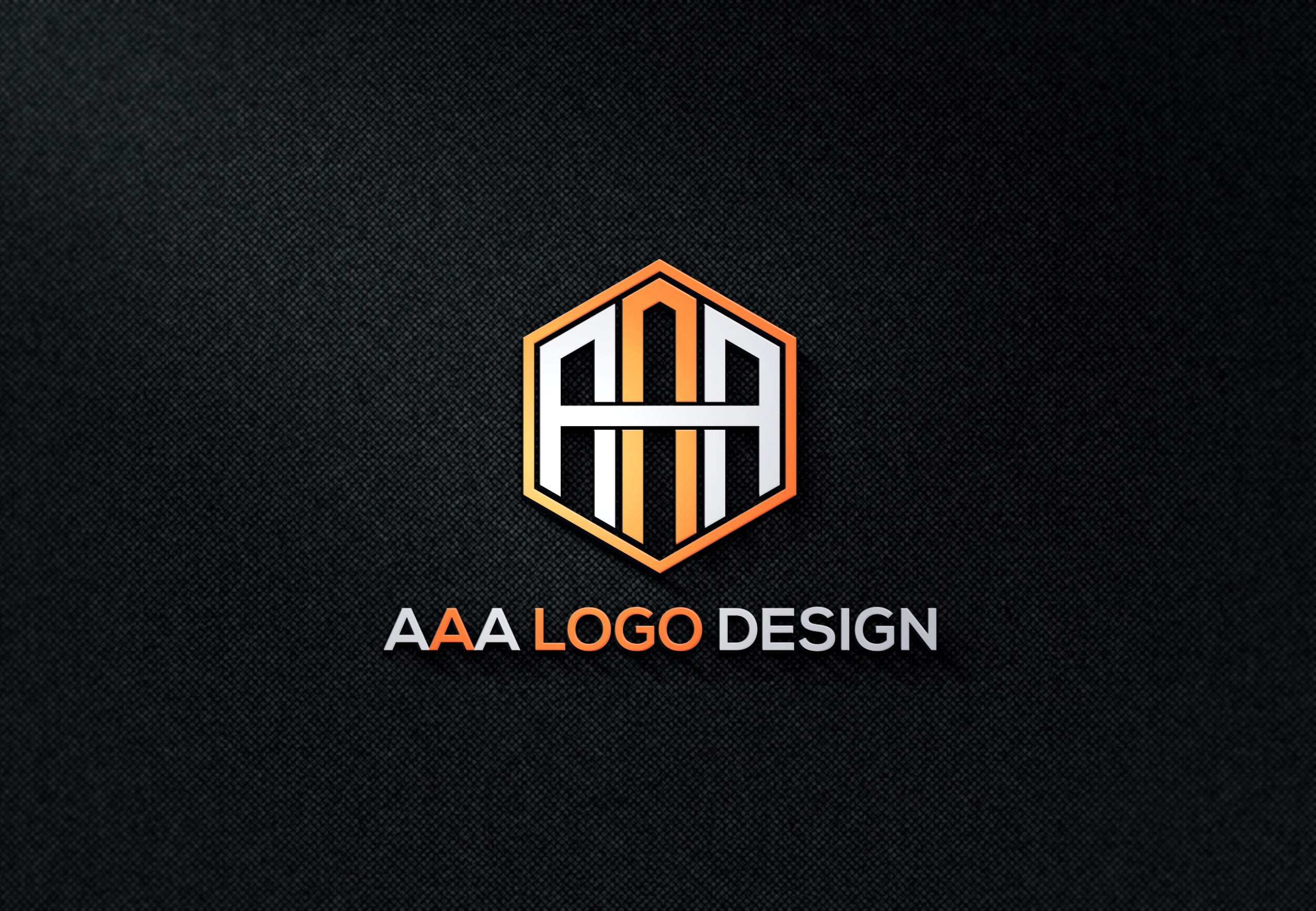 AAA Letters Logo Design GraphicsFamily