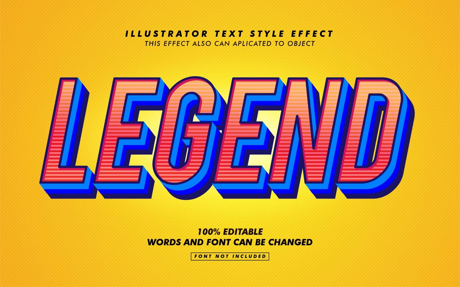 Legend text. Comic text Effect. Legend text Effect. Legendary слово