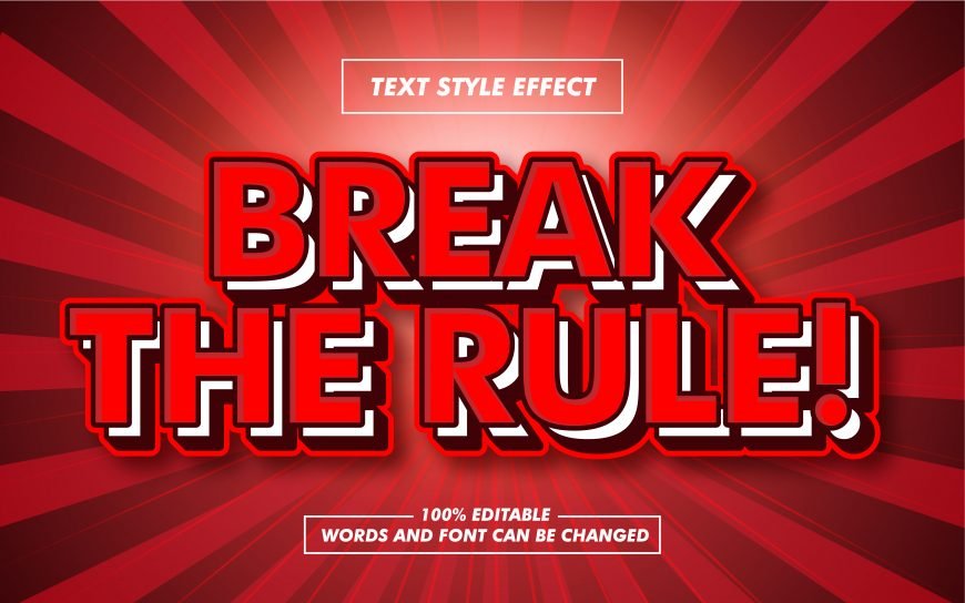 Blushing Red Text Effect