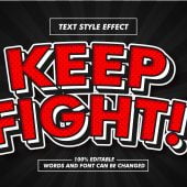 Cheerful Polka-dot Red Text Effect