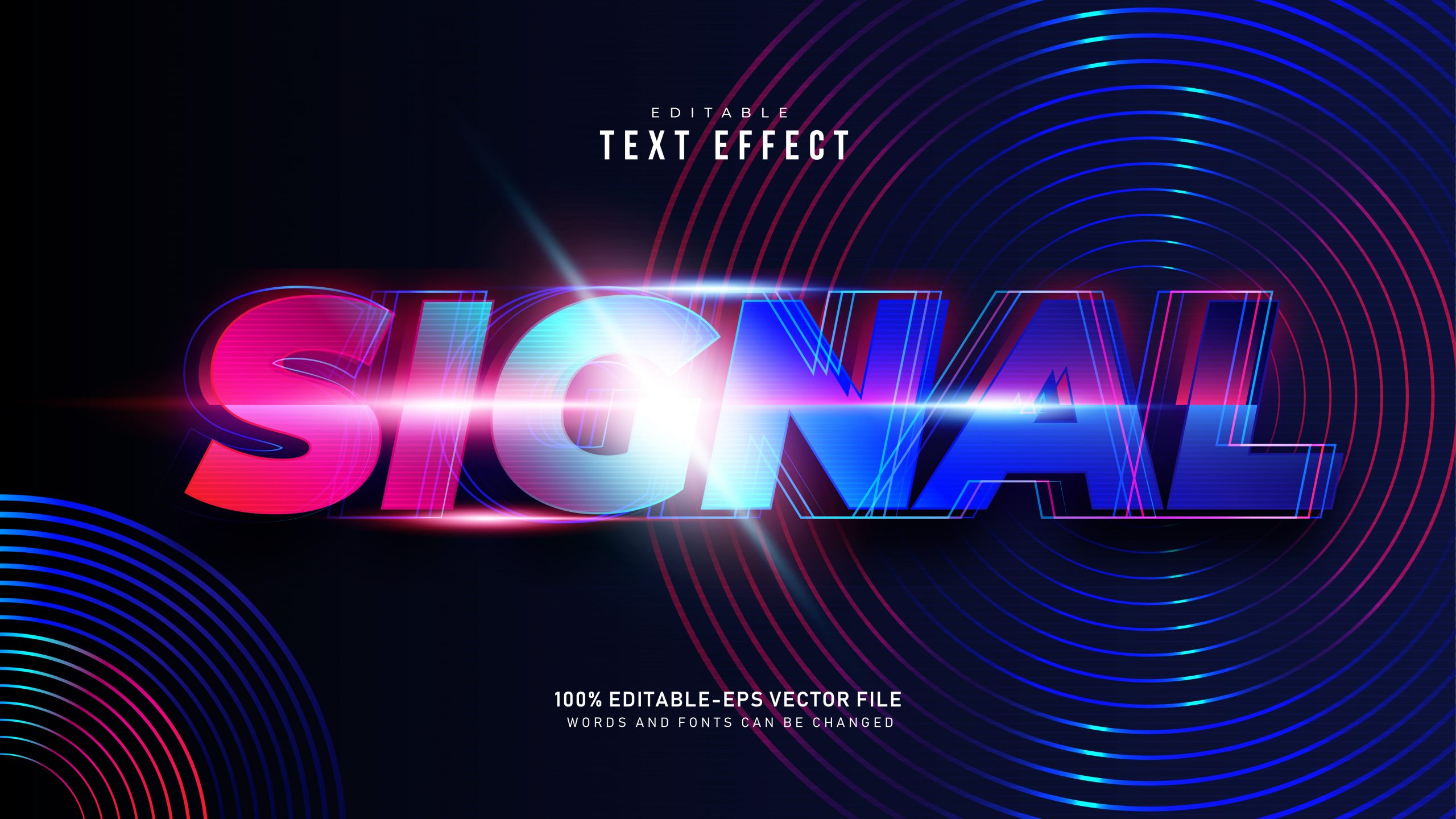 glowing text effect after effects free download