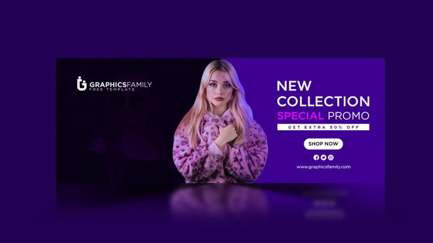 New Collection Special Promotional Banner Template