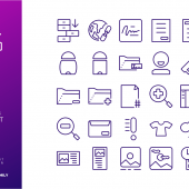 Saving Icon Set