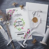 Simple Wedding Card Design Template