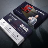 Truck Driver Business Card Design