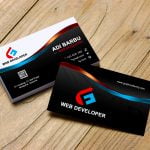 Web Developer Business Card Design