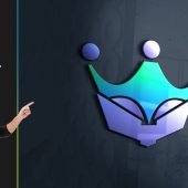 Crown Education Logo Design Vector