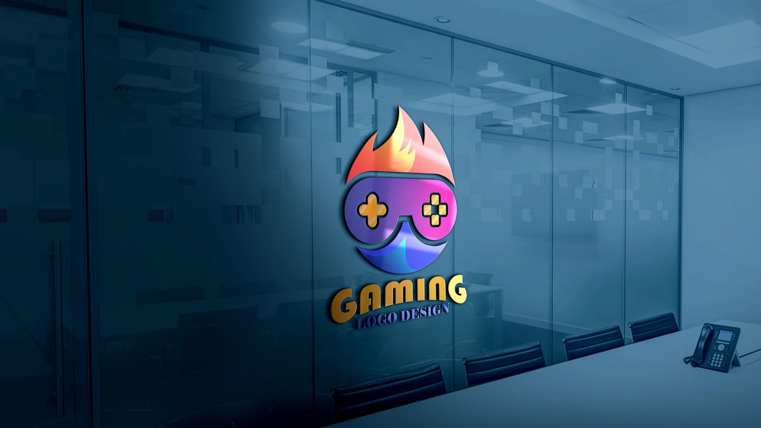 Gaming Logo Design Vector – GraphicsFamily