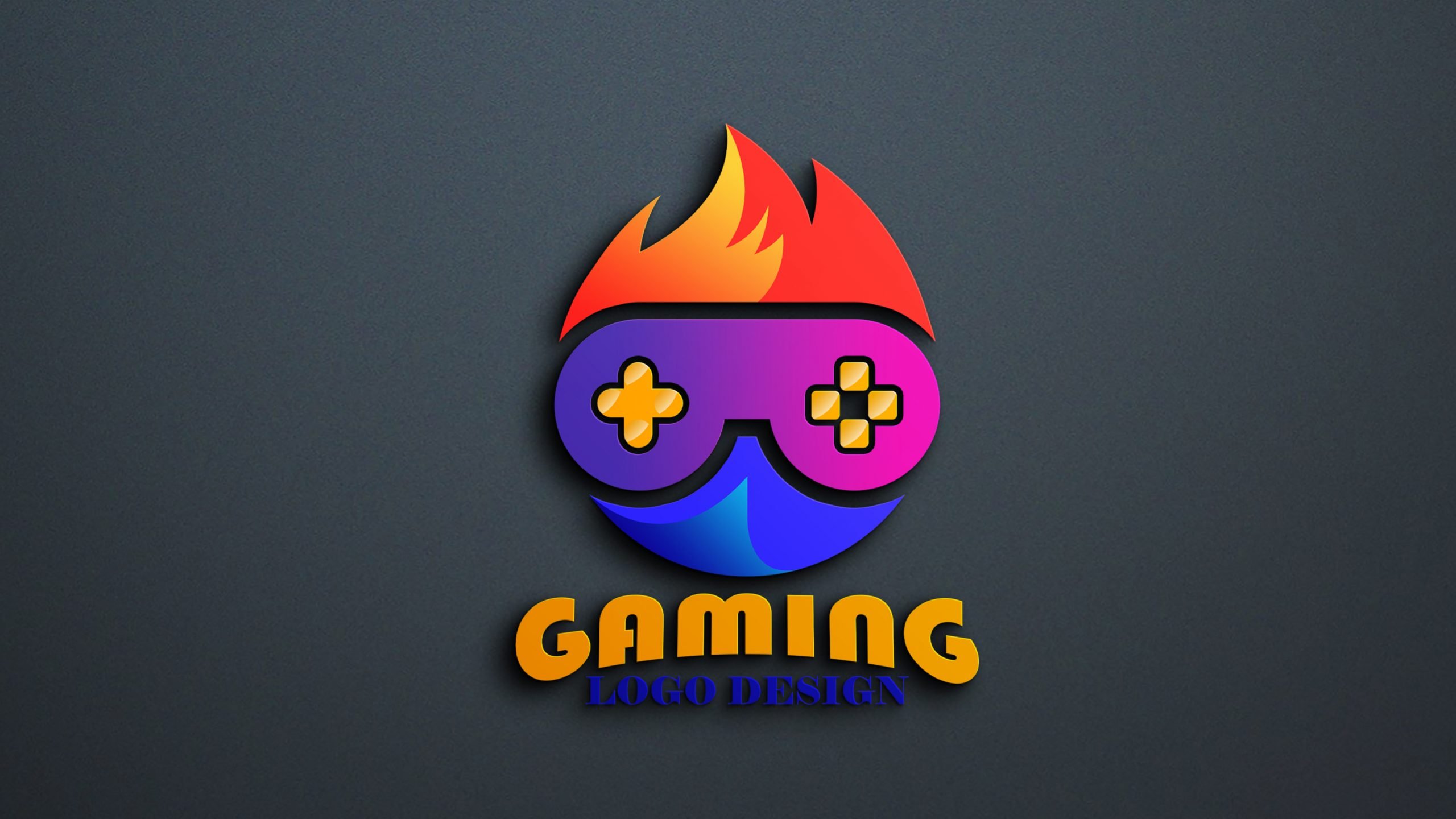 Gaming Logo Design Vector – GraphicsFamily