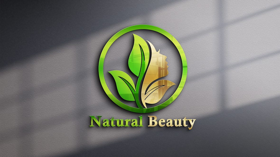 Natural Beauty Logo Design Vector