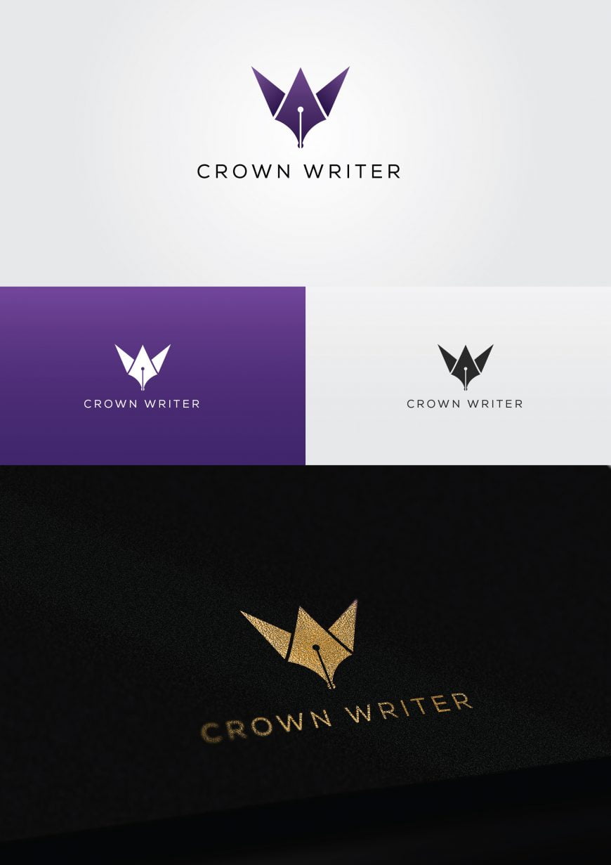 Professional Content Writer Logo Design – GraphicsFamily