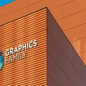 3D Colorful Business Building Logo Mockup