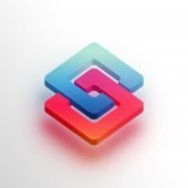 3D Icon Logo Mockup